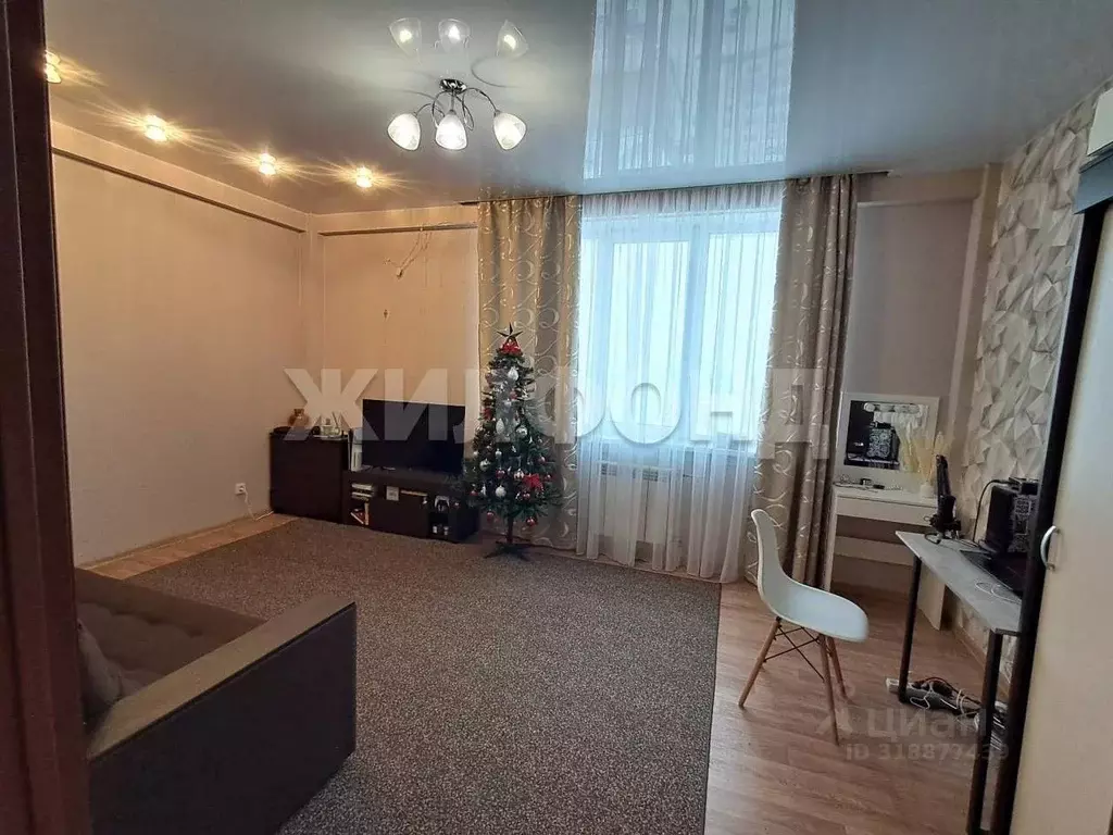 1-к кв. Новосибирская область, Новосибирск Троллейная ул., 21 (38.9 м) - Фото 0
