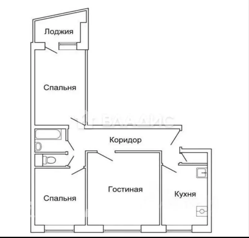 3-к кв. Пензенская область, Пенза просп. Строителей, 51 (62.6 м) - Фото 2