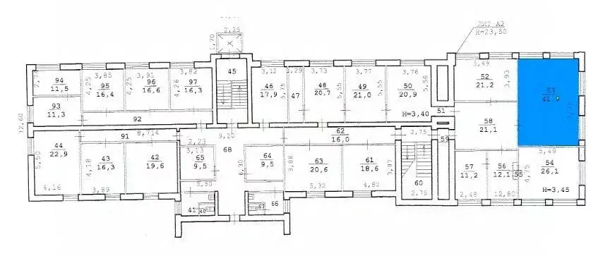 Офис в Волгоградская область, Волгоград ул. Мира, 19 (42 м) - Фото 1