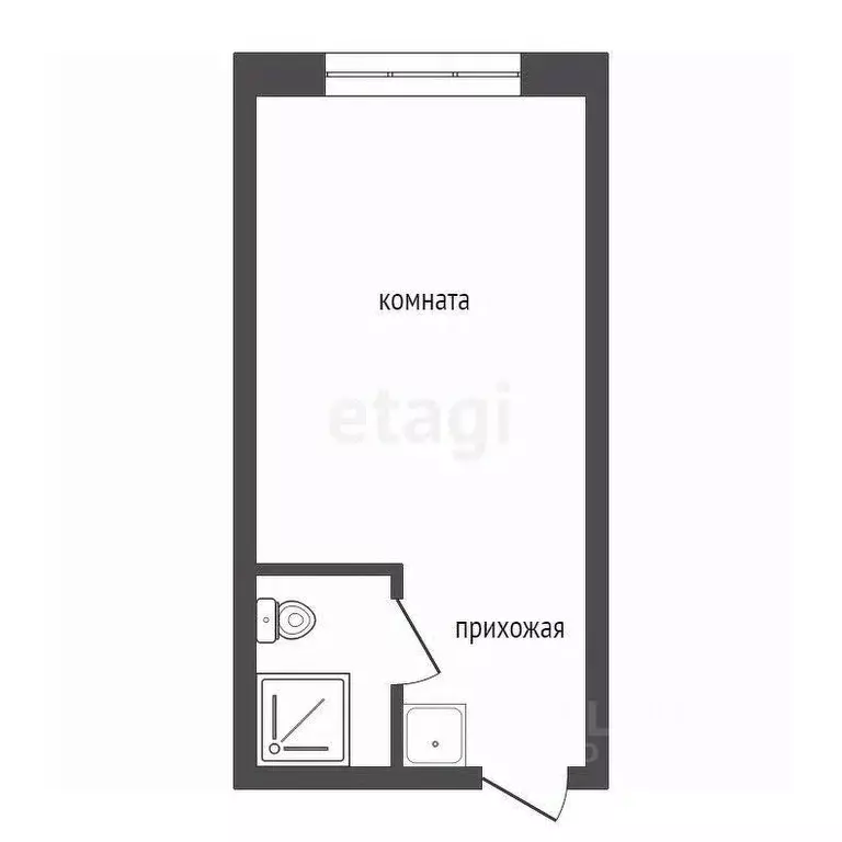 Студия Красноярский край, Красноярск Зеленая Роща мкр, ул. ... - Фото 2