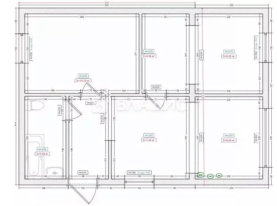 Дом в Пензенская область, Пензенский район, Воскресеновский сельсовет, ... - Фото 2