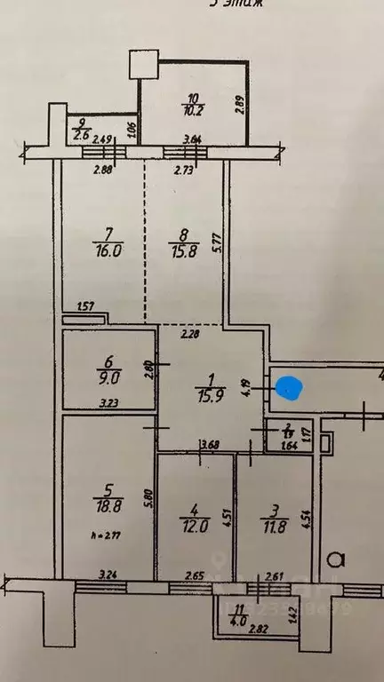 4-к кв. Иркутская область, Иркутск просп. Маршала Жукова, 5/2 (101.0 ... - Фото 2