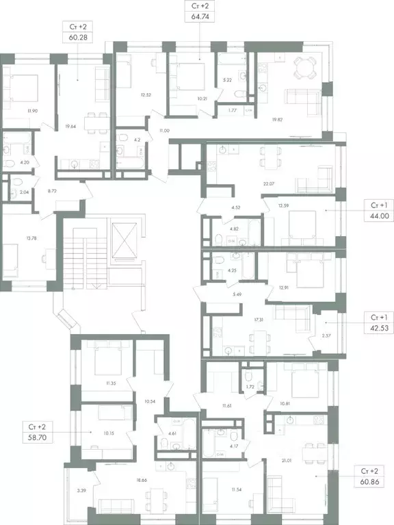 1-к кв. Ханты-Мансийский АО, Сургут ул. Крылова (42.53 м) - Фото 1