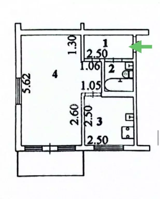 1-к кв. Липецкая область, Липецк ул. Гагарина, 151к3 (31.3 м) - Фото 1