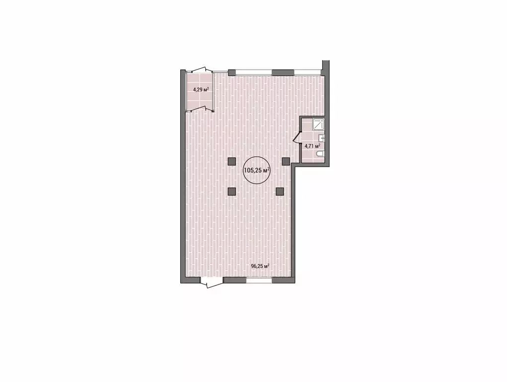 Помещение свободного назначения (106.13 м) - Фото 2