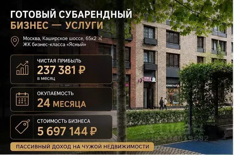 Помещение свободного назначения в Москва Каширское ш., 65к2 (152 м) - Фото 2