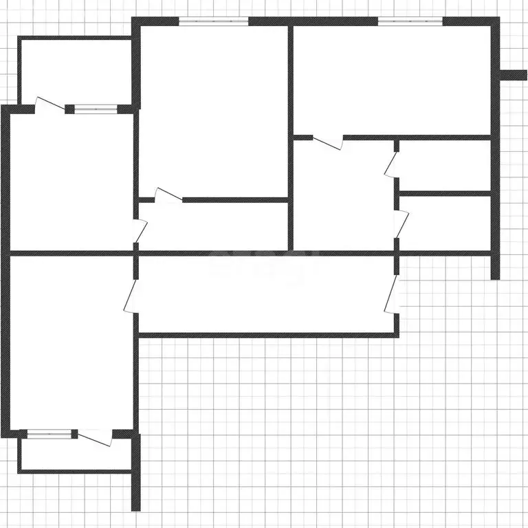 3-комнатная квартира: Белгород, улица Есенина, 20Б (71.7 м) - Фото 1