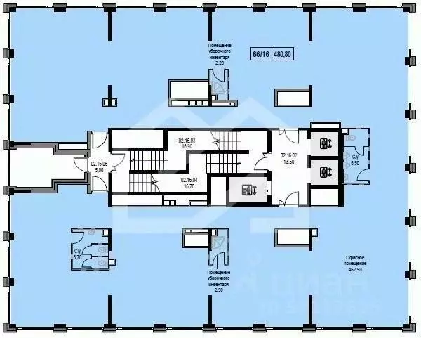 Помещение свободного назначения в Москва ул. Академика Челомея, 7 (481 ... - Фото 2