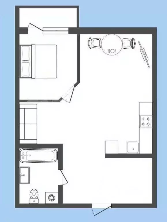 1-к кв. Иркутская область, Иркутск ул. Пискунова, 148/7 (44.0 м) - Фото 2