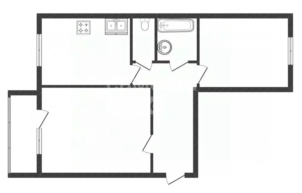 2-к кв. Челябинская область, Миасс просп. Октября, 8 (52.0 м) - Фото 2