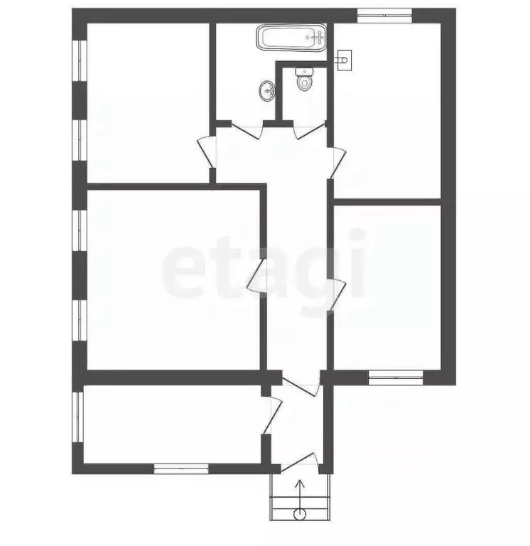 Дом в Вологодская область, Грязовецкий муниципальный округ, д. ... - Фото 2