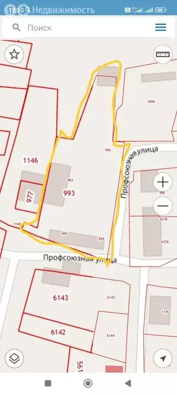 Участок в посёлок Новые Поляны, Профсоюзная улица, 23А (40 м) - Фото 0