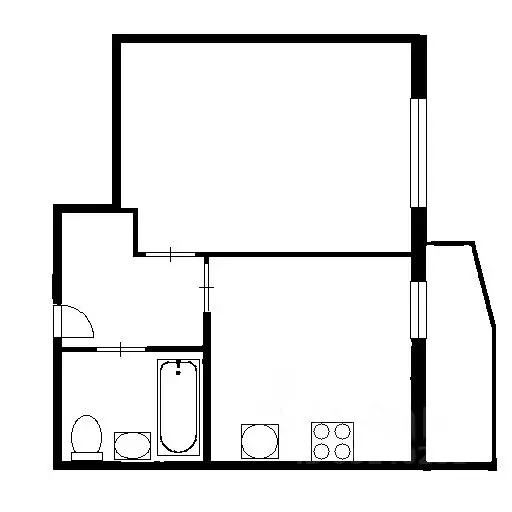 1-к кв. Санкт-Петербург Комендантский просп., 55к1 (35.0 м) - Фото 2
