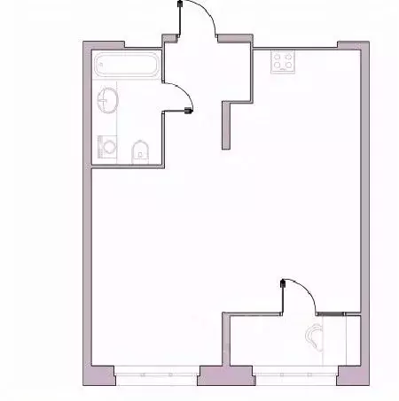 1-к кв. Пензенская область, Пенза Революционная ул., 34 (48.5 м) - Фото 1