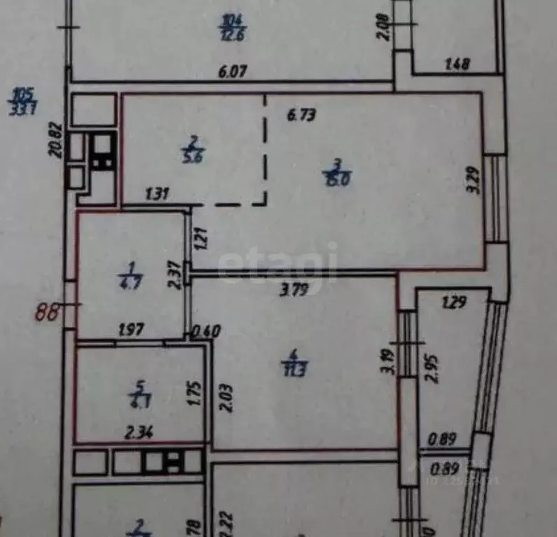 1-к кв. Удмуртия, Ижевск 5-я Подлесная ул., 5к2 (40.7 м) - Фото 2