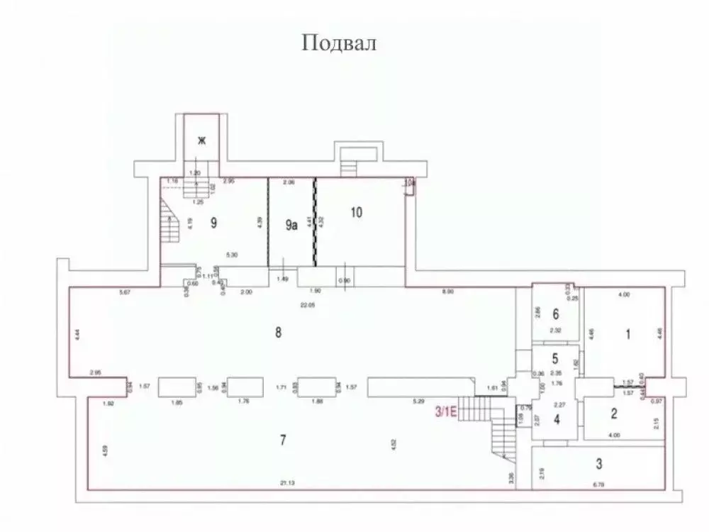 Торговая площадь в Москва Краснопрудная ул., 22-24 (320 м) - Фото 2
