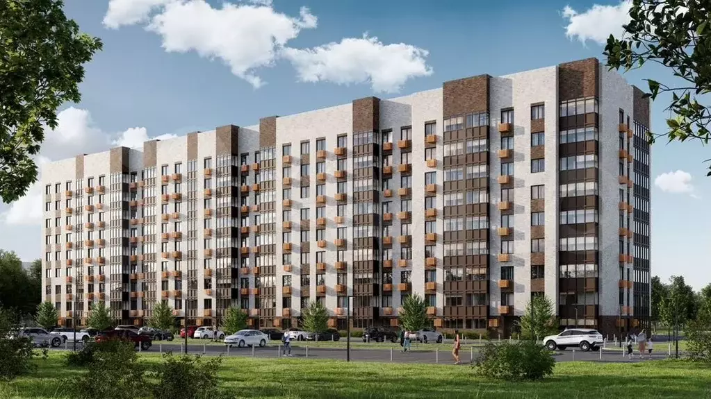 2-к. квартира, 63,7 м, 1/9 эт. - Фото 1