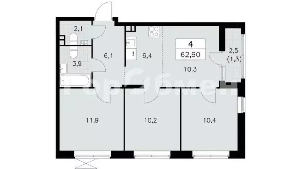 Продается 4-комнатная квартира - Фото 2