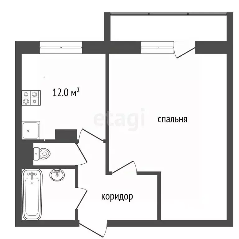 1-к кв. Ярославская область, Ярославль пос. Парижская Коммуна, пер. ... - Фото 2