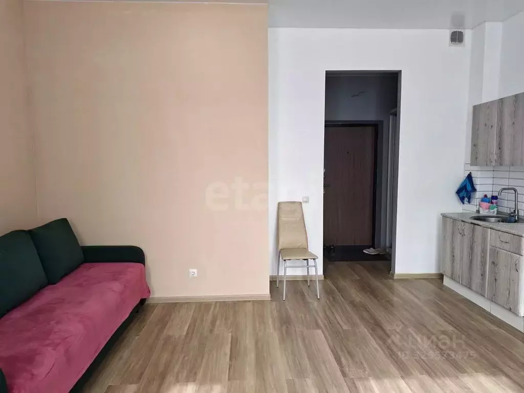 Студия Тюменская область, Тюмень ул. Тимофея Чаркова, 83 (28.0 м) - Фото 2