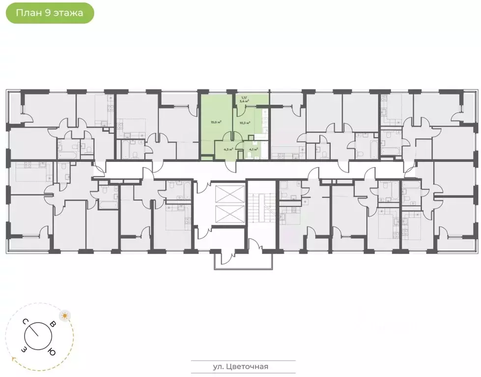 1-к кв. Тверская область, Тверь Соминка мкр,  (35.4 м) - Фото 1