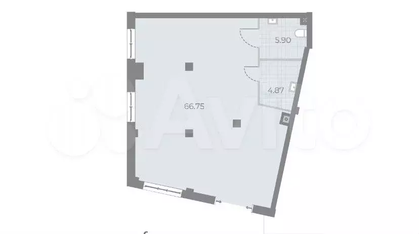 Продажа помещения свободного назначения 75 м2 - Фото 0