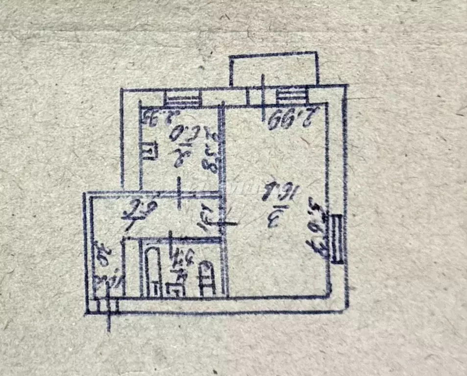1-к кв. Крым, Симферополь ул. Шполянской, 12А (33.1 м) - Фото 2