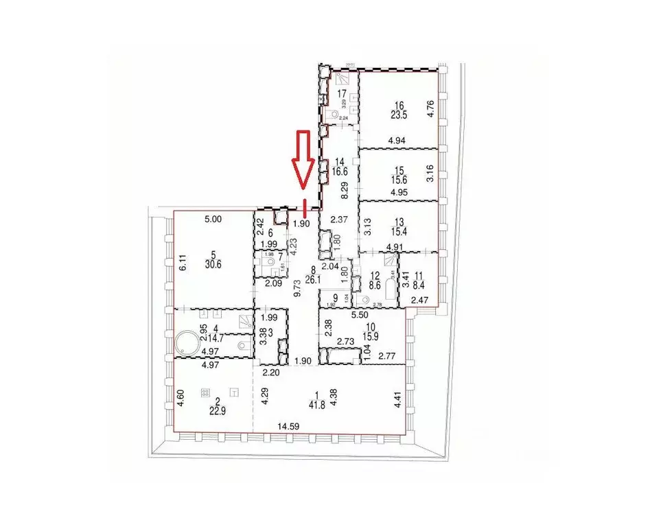6-к кв. Москва Озерковская наб., 6 (355.0 м) - Фото 2