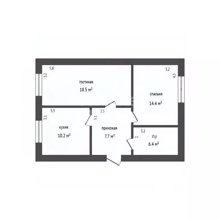 2-к кв. Дагестан, Дербент ул. Имама Шамиля, 4 (63.0 м) - Фото 2