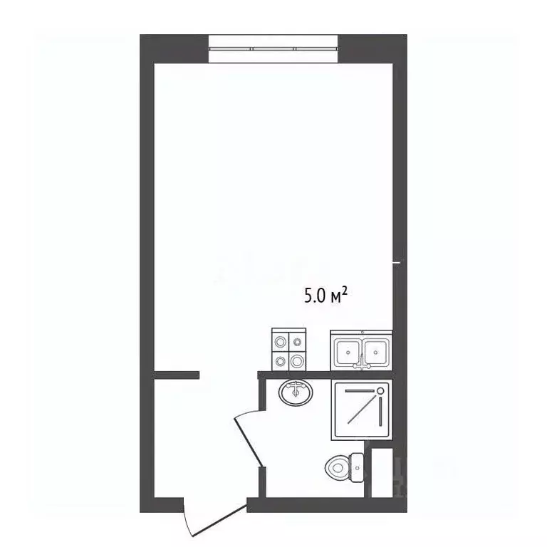 Студия Москва Новоостаповская ул., 7к2 (20.0 м) - Фото 2