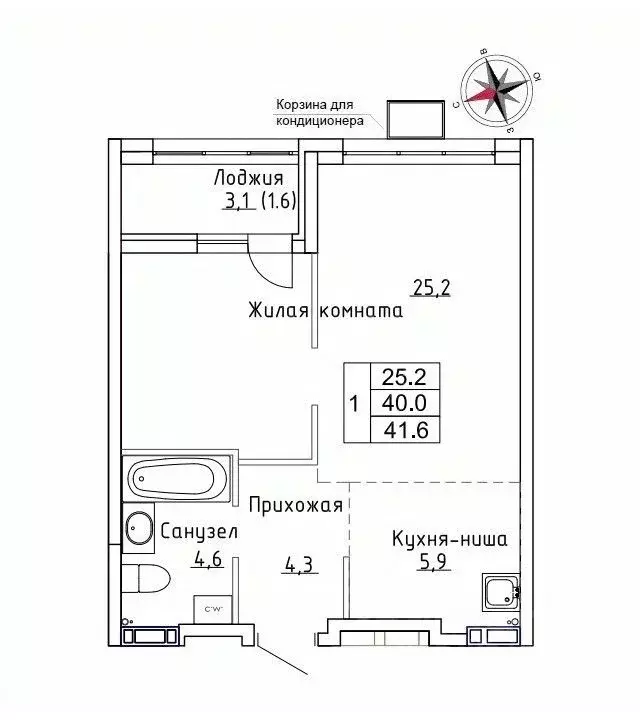 1-к кв. Приморский край, Надеждинский район, пос. Новый ул. Ленина, ... - Фото 0