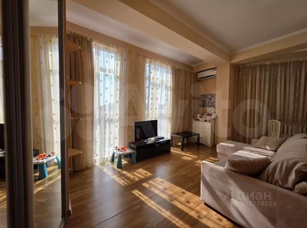 Студия Краснодарский край, Сочи Яна Фабрициуса мкр, ул. Метелева, 6/5 ... - Фото 2