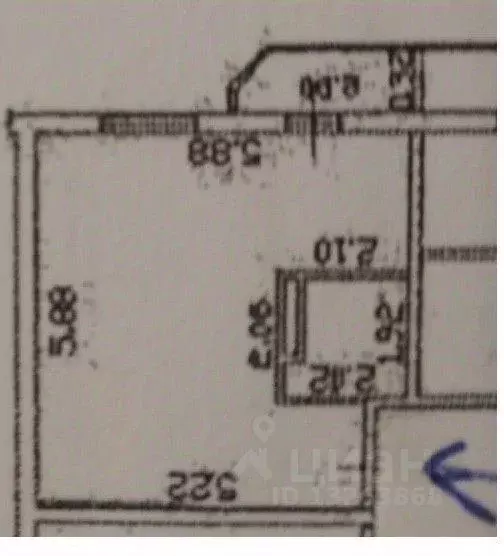 Студия Вологодская область, Череповец ул. Городецкая, 18 (32.4 м) - Фото 2