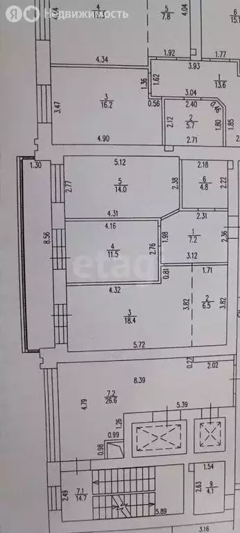 3-комнатная квартира: Барнаул, улица Мерзликина, 6А (62.4 м) - Фото 1