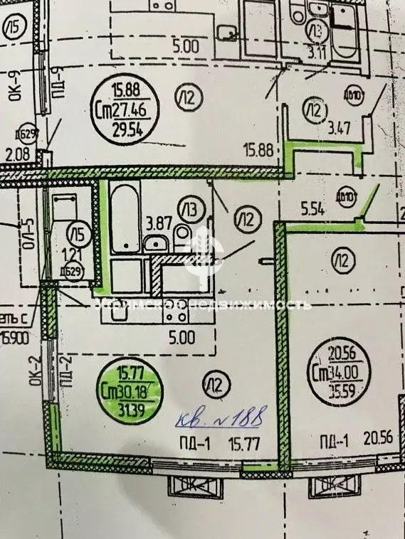 Студия Башкортостан, Уфа просп. Дружбы Народов, 59/1 (31.4 м) - Фото 2