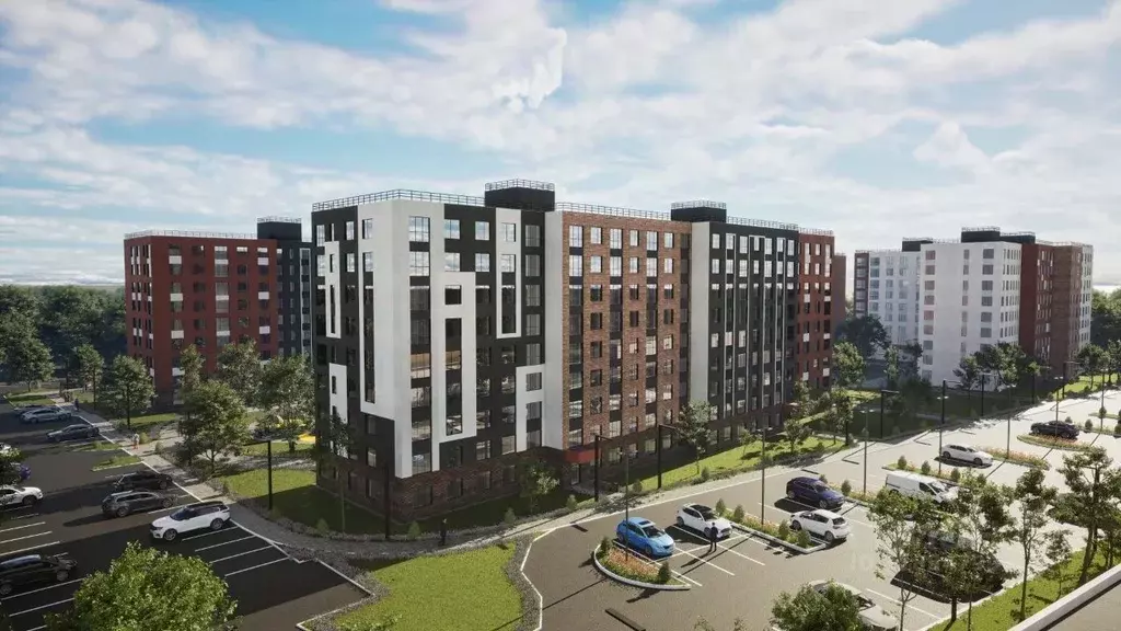 2-к кв. Тульская область, Тула Флагман жилой комплекс (66.07 м) - Фото 2