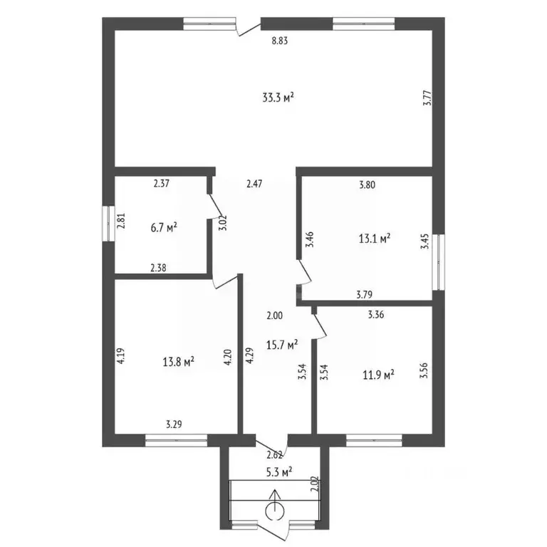 Дом в Башкортостан, Стерлитамакский район, Казадаевский сельсовет, с. ... - Фото 2