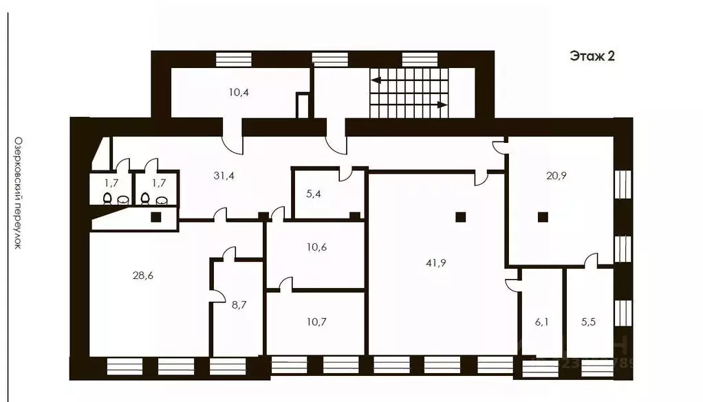 Помещение свободного назначения в Москва Озерковская наб., 12 (960 м) - Фото 2