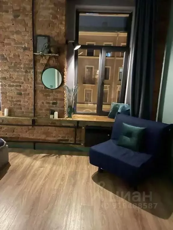 1-к кв. Санкт-Петербург Английский просп., 27 (25.0 м) - Фото 1