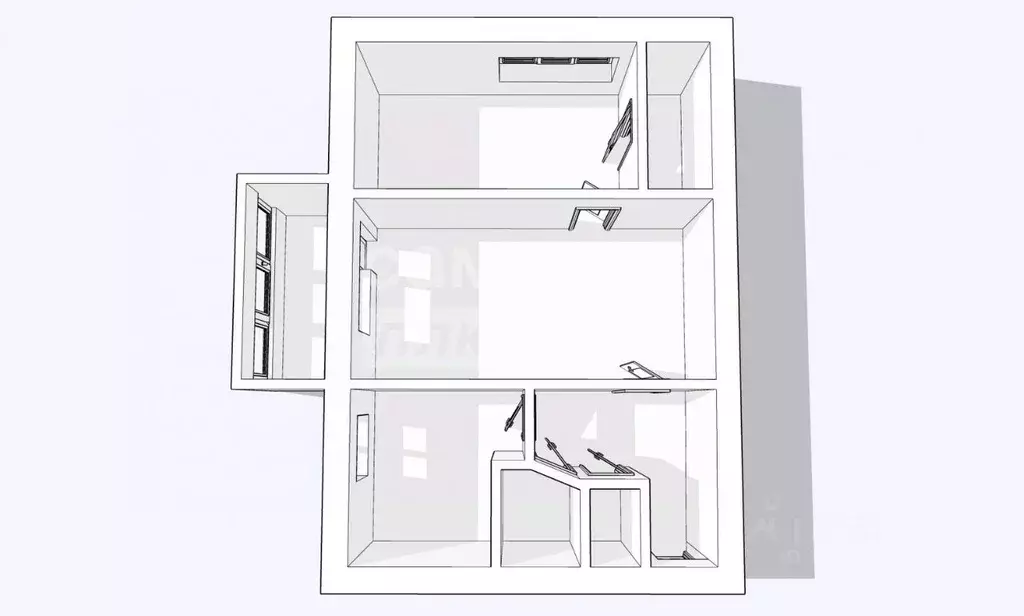 2-к кв. Севастополь ул. Генерала Жидилова, 24 (43.4 м) - Фото 1