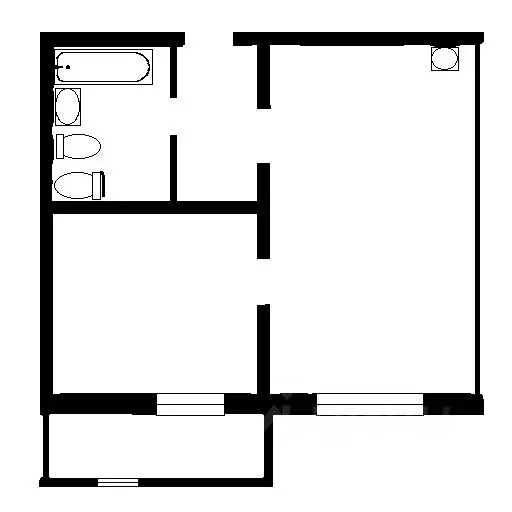 1-к кв. Санкт-Петербург ул. Дыбенко, 4к1 (37.5 м) - Фото 2