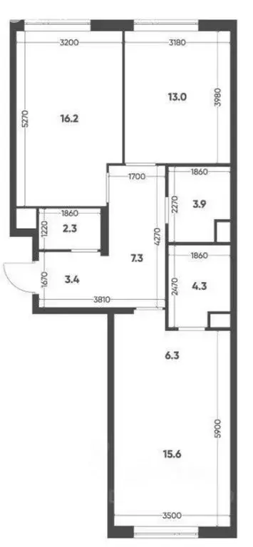 2-комнатная квартира: Москва, Летниковская улица, 4с5 (72.3 м) - Фото 1