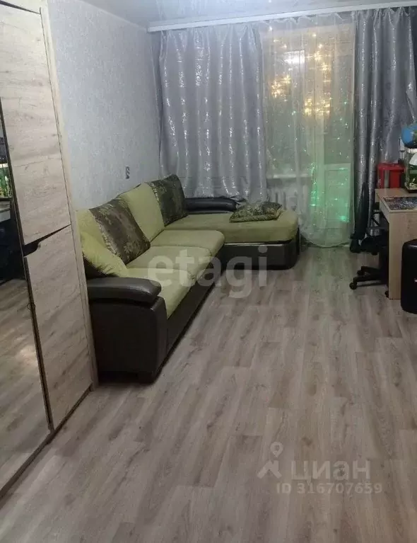 1-к кв. Забайкальский край, Чита ул. Энтузиастов, 91 (31.2 м) - Фото 0