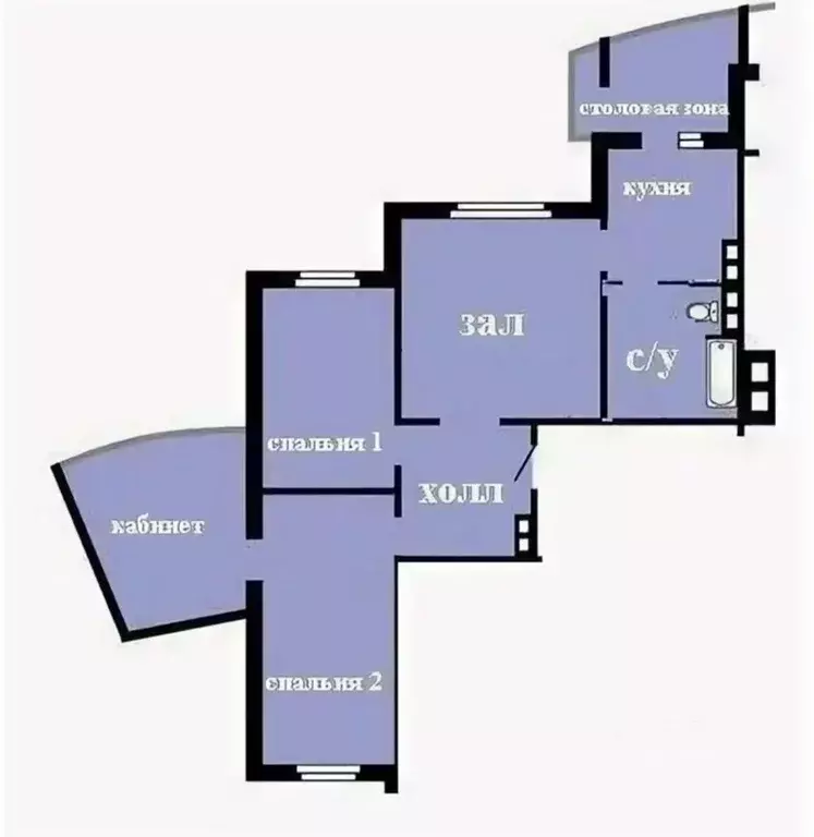 3-к кв. Красноярский край, Красноярск наб. Ярыгинская, 31 (70.0 м) - Фото 0