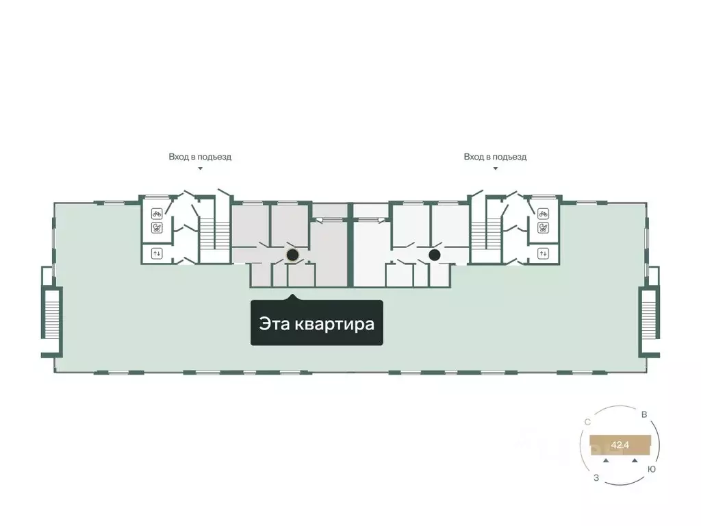 2-к кв. тюменская область, тюмень ямская ул, 159с1/24 (63.13 м) - Фото 1