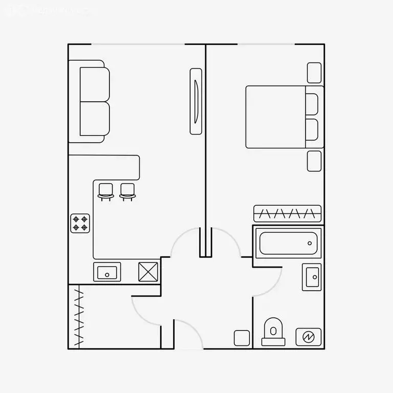 2-комнатная квартира: Москва, улица Василисы Кожиной, 13 (46 м) - Фото 1