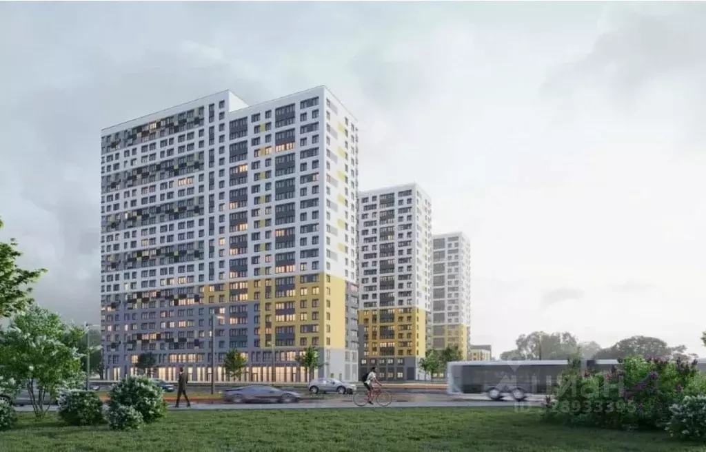 Студия Санкт-Петербург просп. Большевиков, 34к2 (28.4 м) - Фото 1