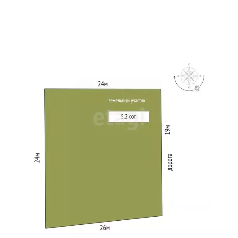 Участок в Ростовская область, Аксайский район, Старочеркасское с/пос, ... - Фото 2