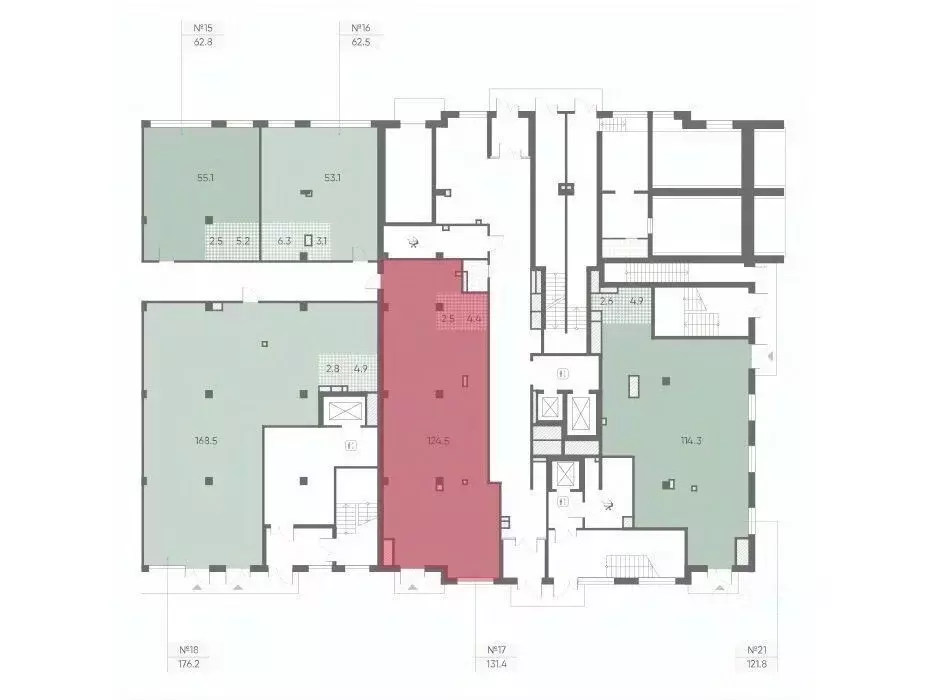 Офис в Санкт-Петербург Партизанская ул., 5 (131 м) - Фото 2