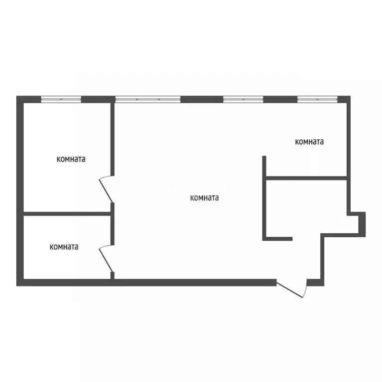 3-к кв. Воронежская область, Воронеж просп. Труда, 73 (53.2 м) - Фото 2